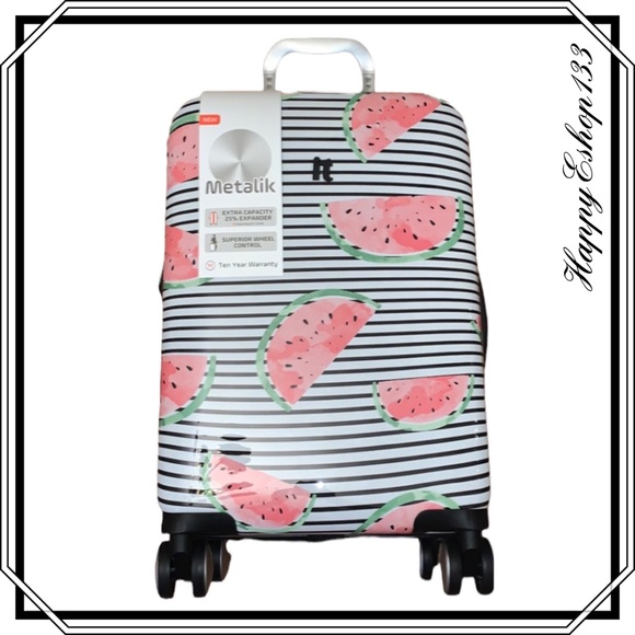it Luggage Sheen Metalik Hardside Spinner Carry On 22” Watermelon